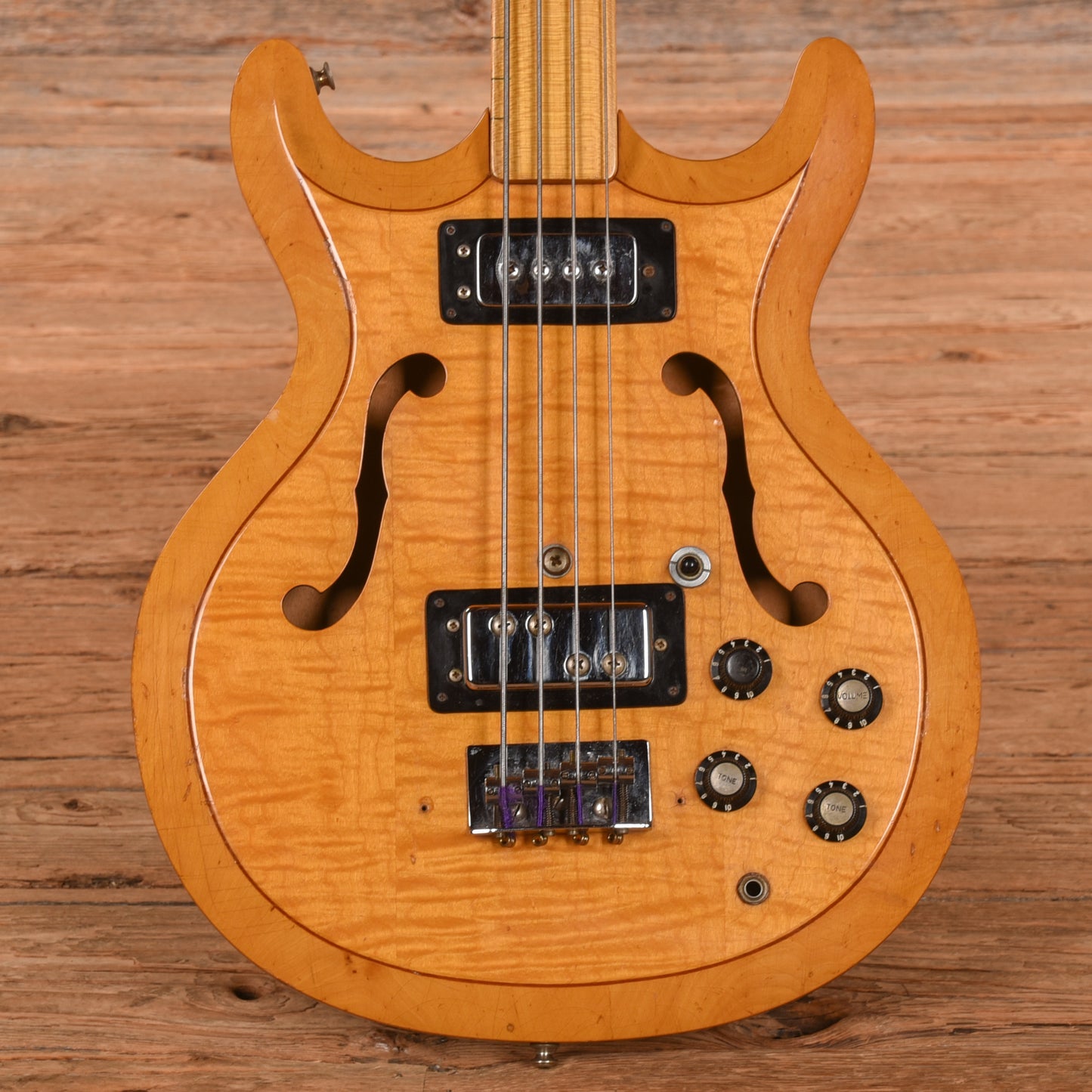 Hohner Bartell Black Widow Fretless natural 1971