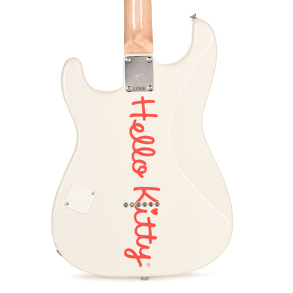 Squier Limited Edition Fender x Hello Kitty White Stratocaster White