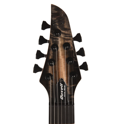 Mayones Duvell Elite 4Ever 7 AAA Curly Poplar Natural Fade Black Burst