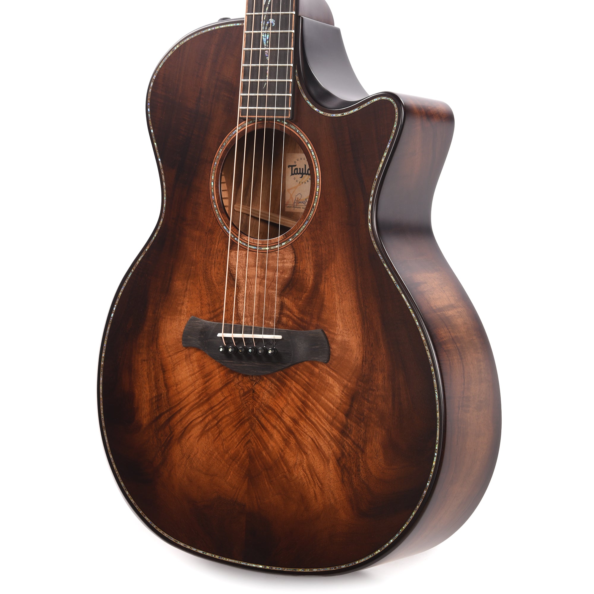 Taylor K24ce Builder's Edition Grand Auditorium Kona Burst ES2