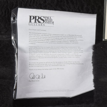 PRS McCarty Korina Soapbar Black 2007