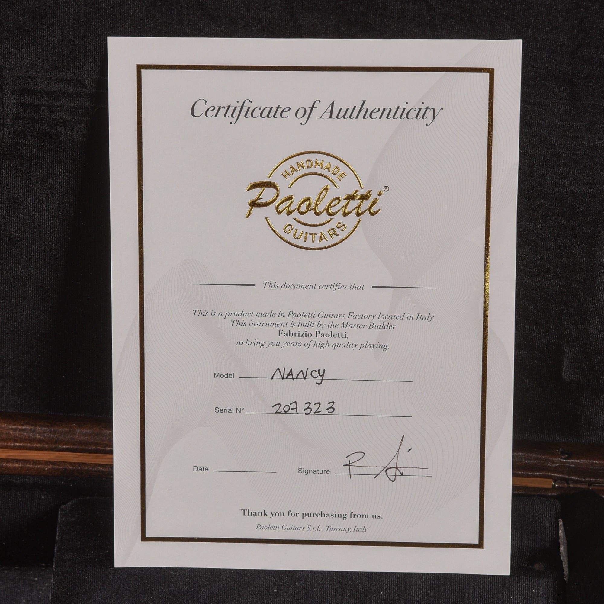 Paoletti Nancy Semi-Hollow Blonde