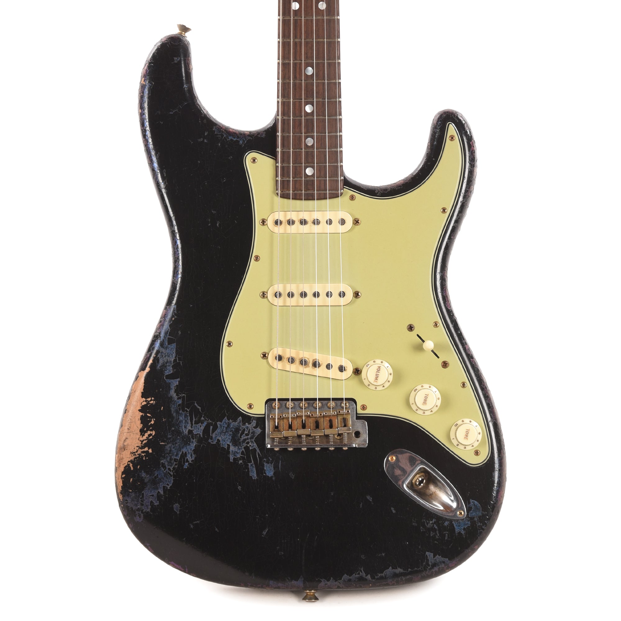 Fender Custom Shop '60s Stratocaster Black over Chameleon Heavy Relic Master Built by Dale Wilson w/Josefina Hand-Wound PIckups