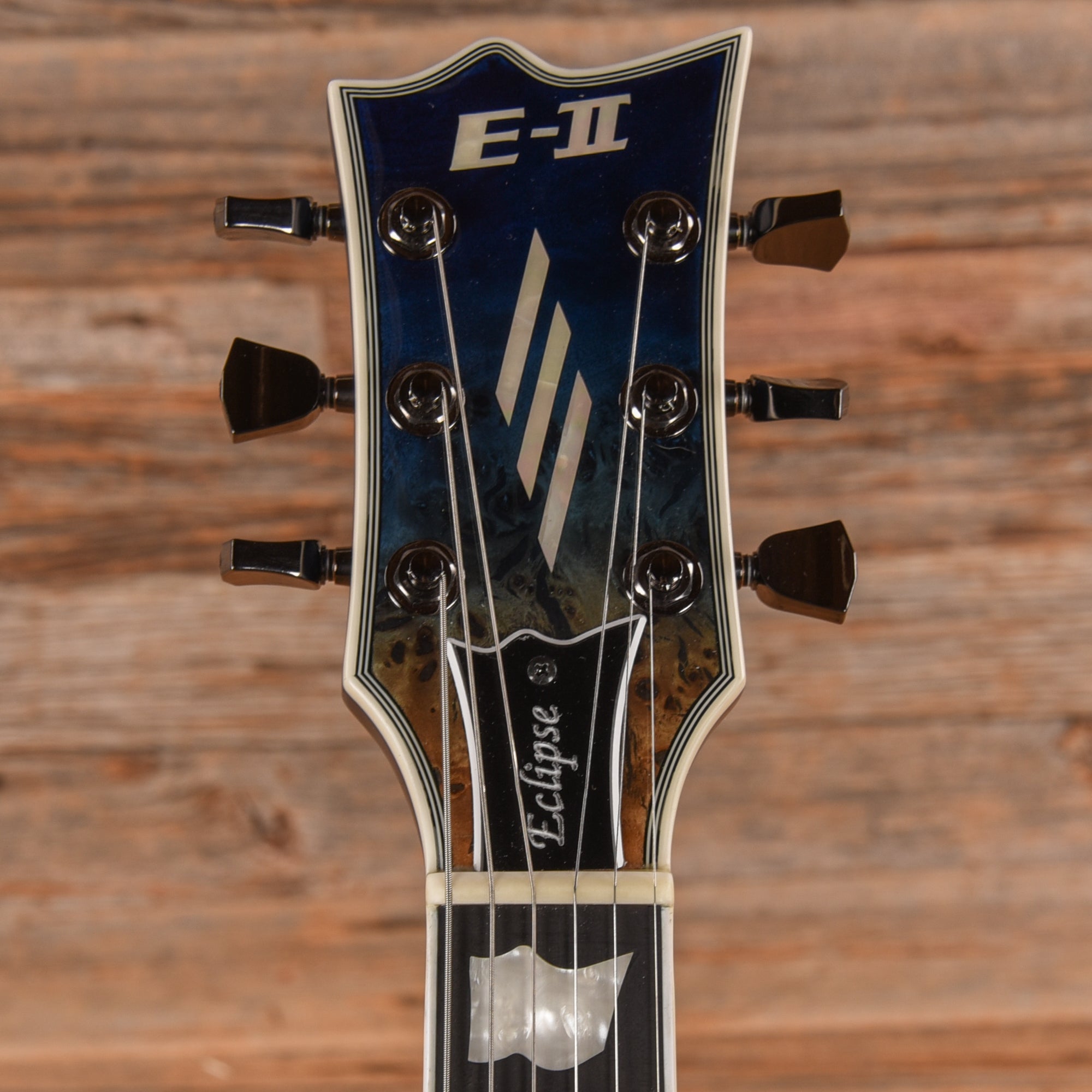 ESP E-II Eclipse Blue Natural Fade