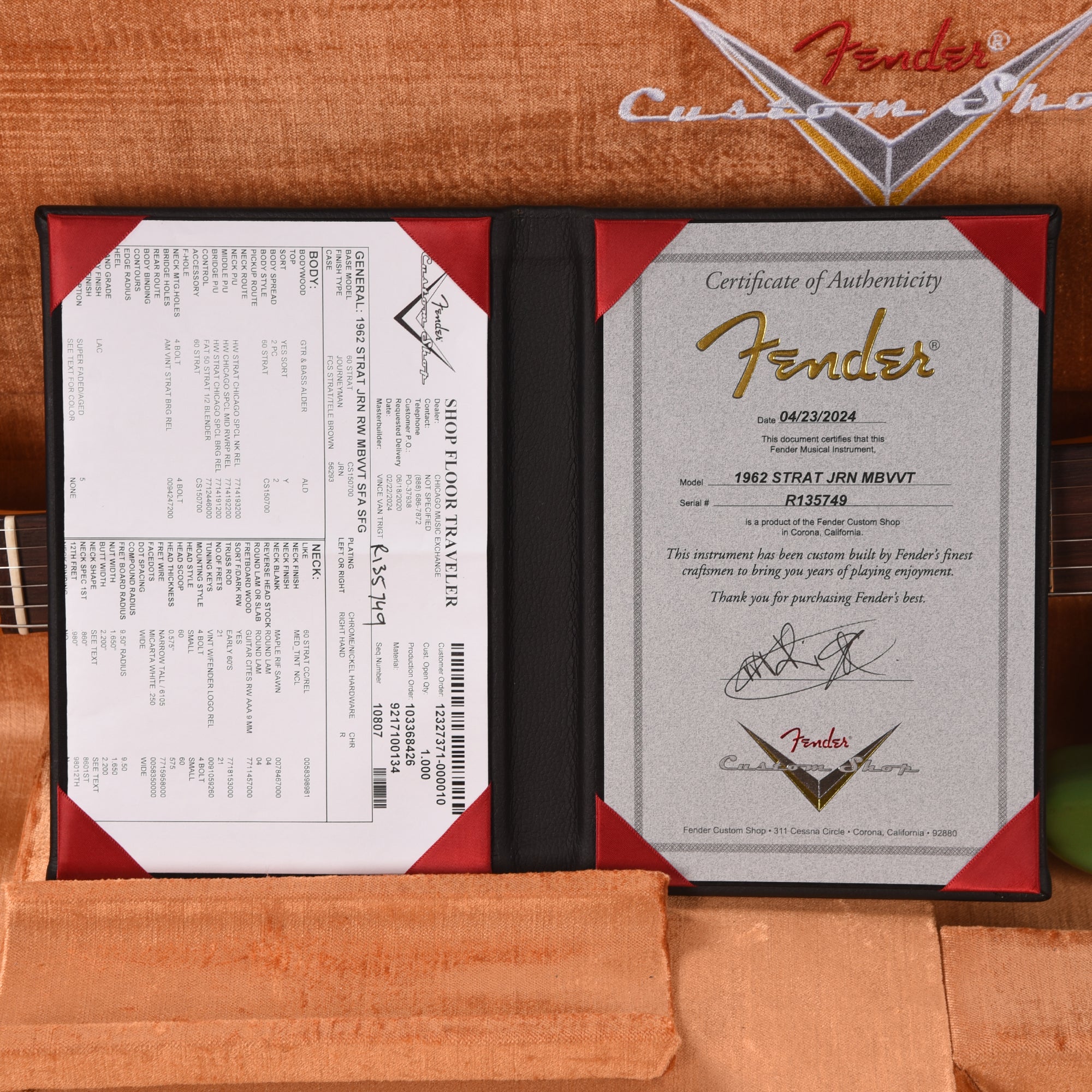 Fender Custom Shop 1962 Stratocaster Journeyman Super Faded Aged Nicotine Sea Foam Green Master Built by Vincent Van Trigt