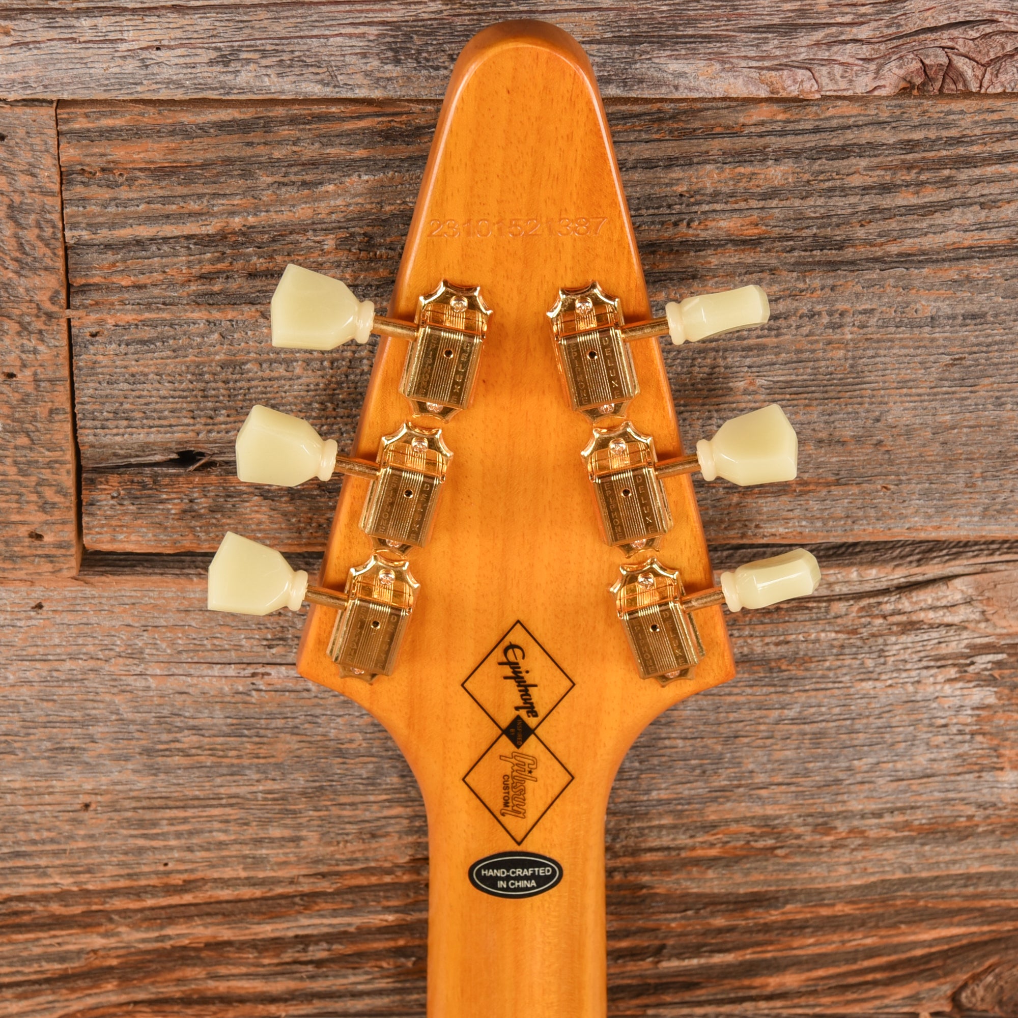 Epiphone '58 Korina Flying V Natural 2023