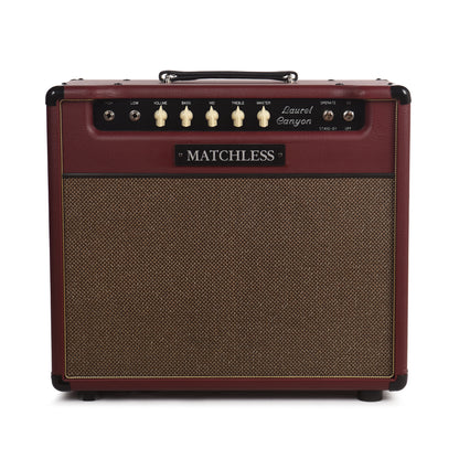 Matchless Laurel Canyon 20W 1x12" Combo Burgundy w/Gold Grill