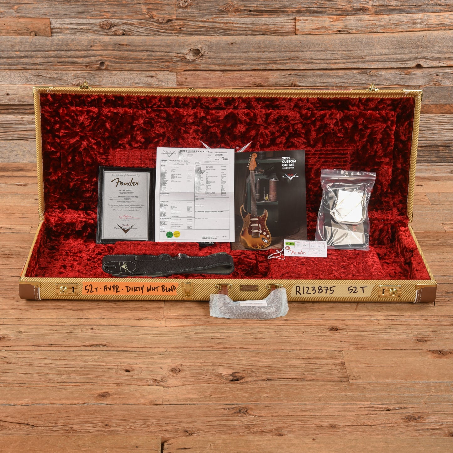 Fender Custom Shop 52 Telecaster Heavy Relic White Blonde 2022