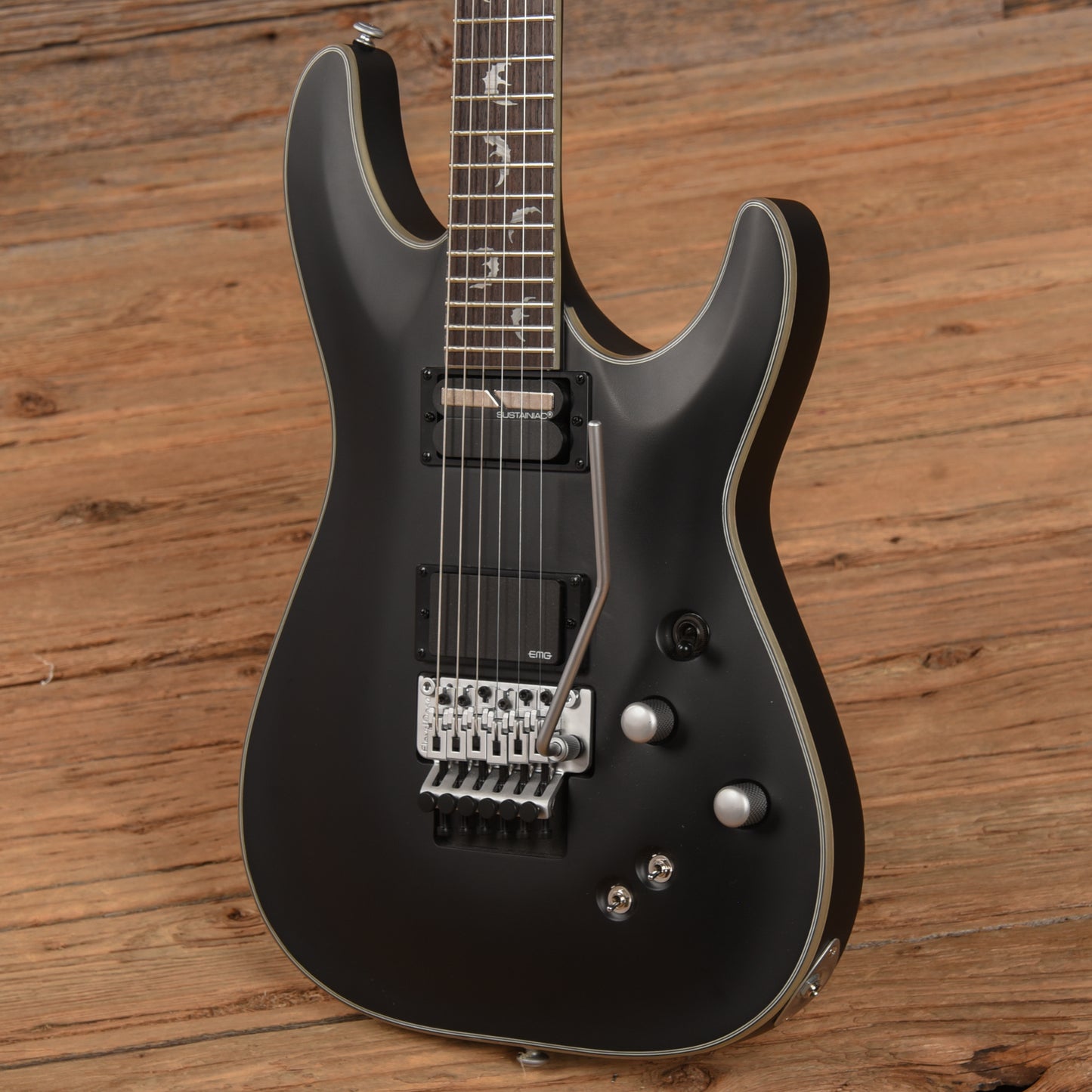 Schecter Damien Platinum-S Matte Black 2023