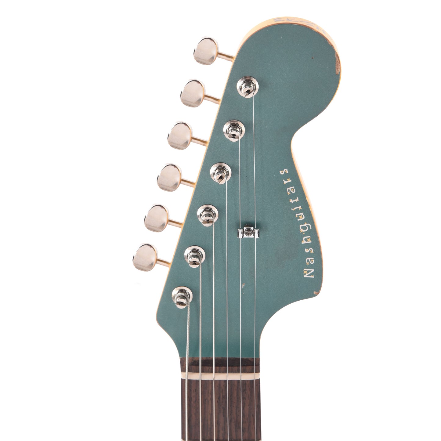 Nash JM-63 Sherwood Green Metallic Medium Relic w/Matching Headstock