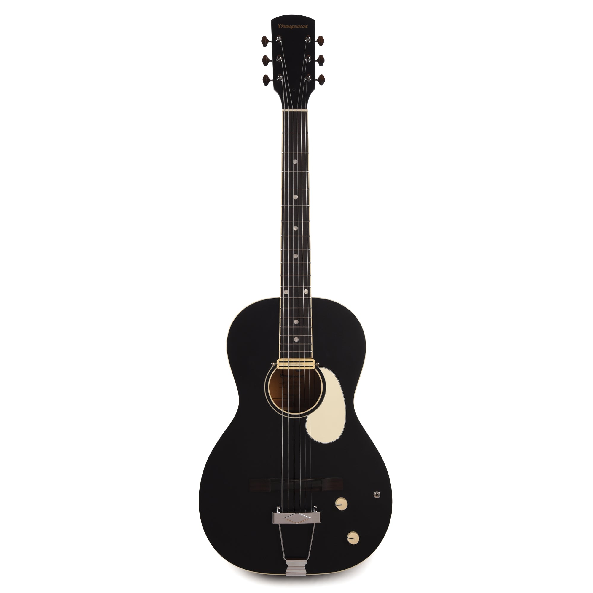 Orangewood Juniper II Black Live Rubber Bridge Acoustic-Electric Guitar
