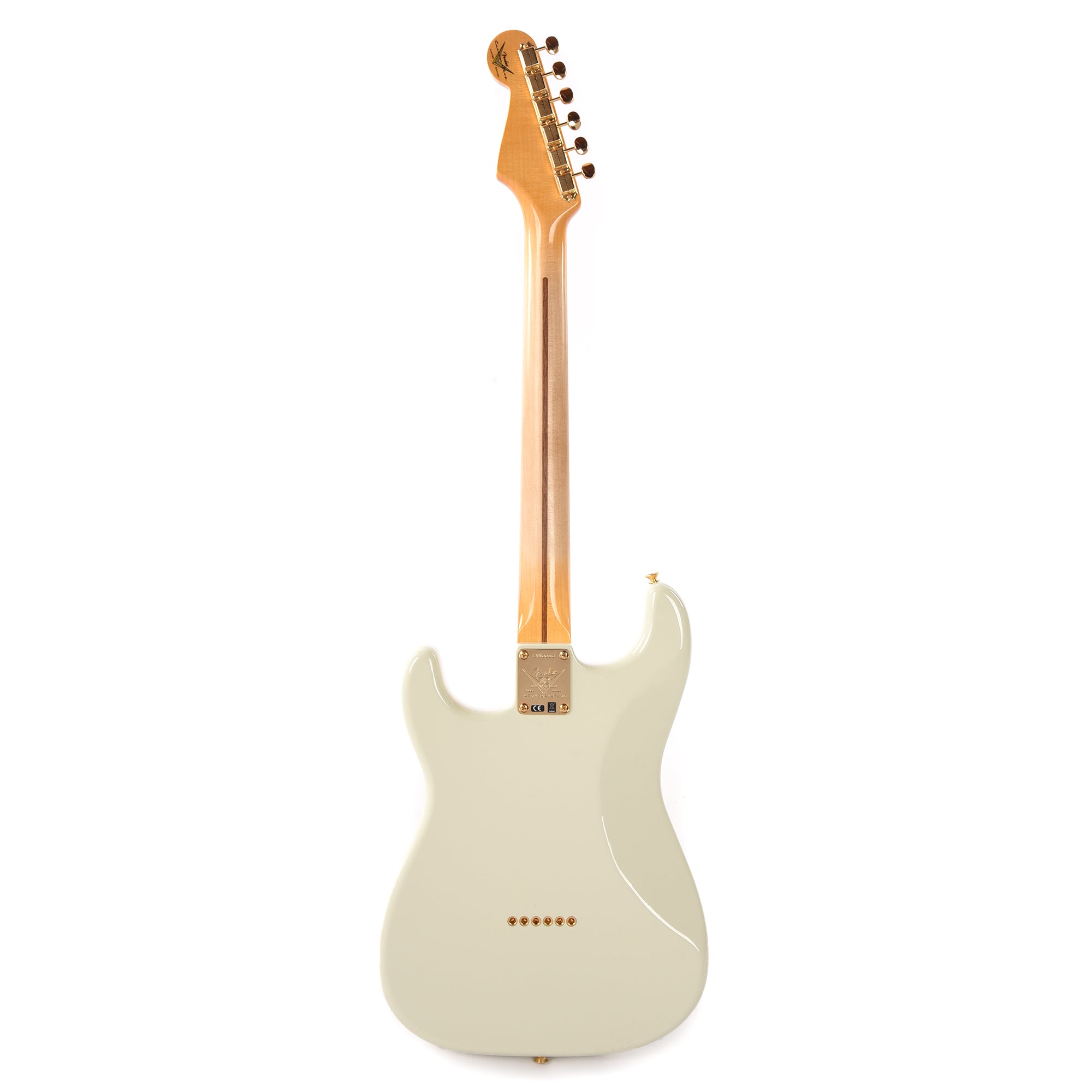 Fender Custom Shop Limited Edition '54 Hardtail Stratocaster Deluxe Closet Classic with Gold Hardware India Ivory