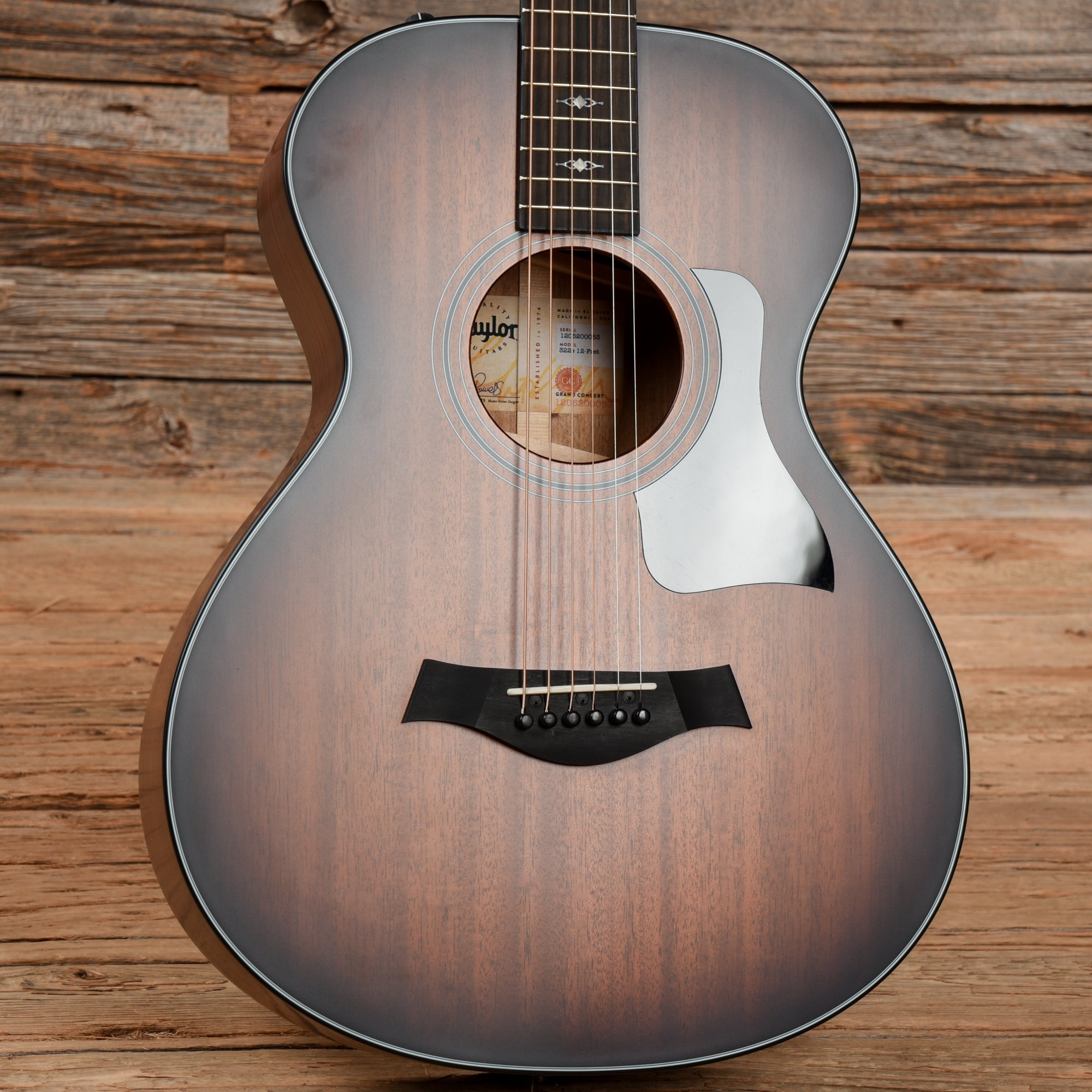 Taylor 322e 12-Fret Shaded Edgeburst 2020