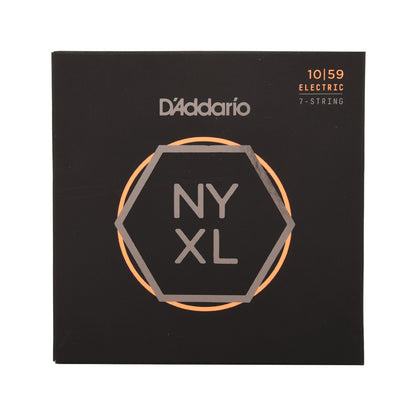 D'Addario NYXL Electric Guitar Strings Lite 7 String 10-59