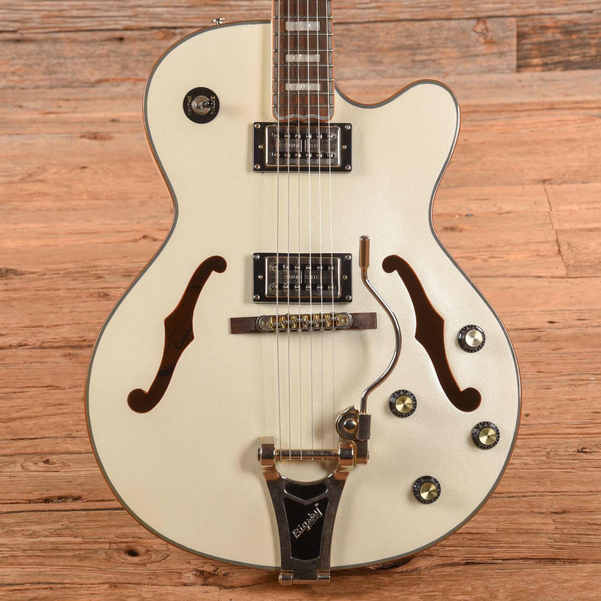 Epiphone Emperor Swingster Royale Pearl White 2012