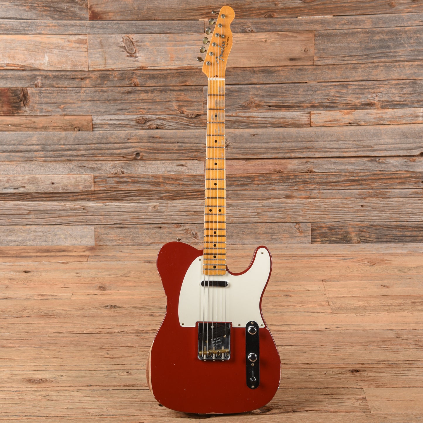 Fender Custom Shop Reverse 50's Telecaster Relic Crimson Red 2024