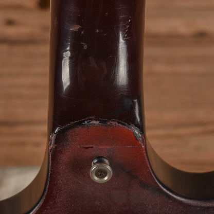 Guild S-100 Blue Sparkle Refin w/ Flames 1973