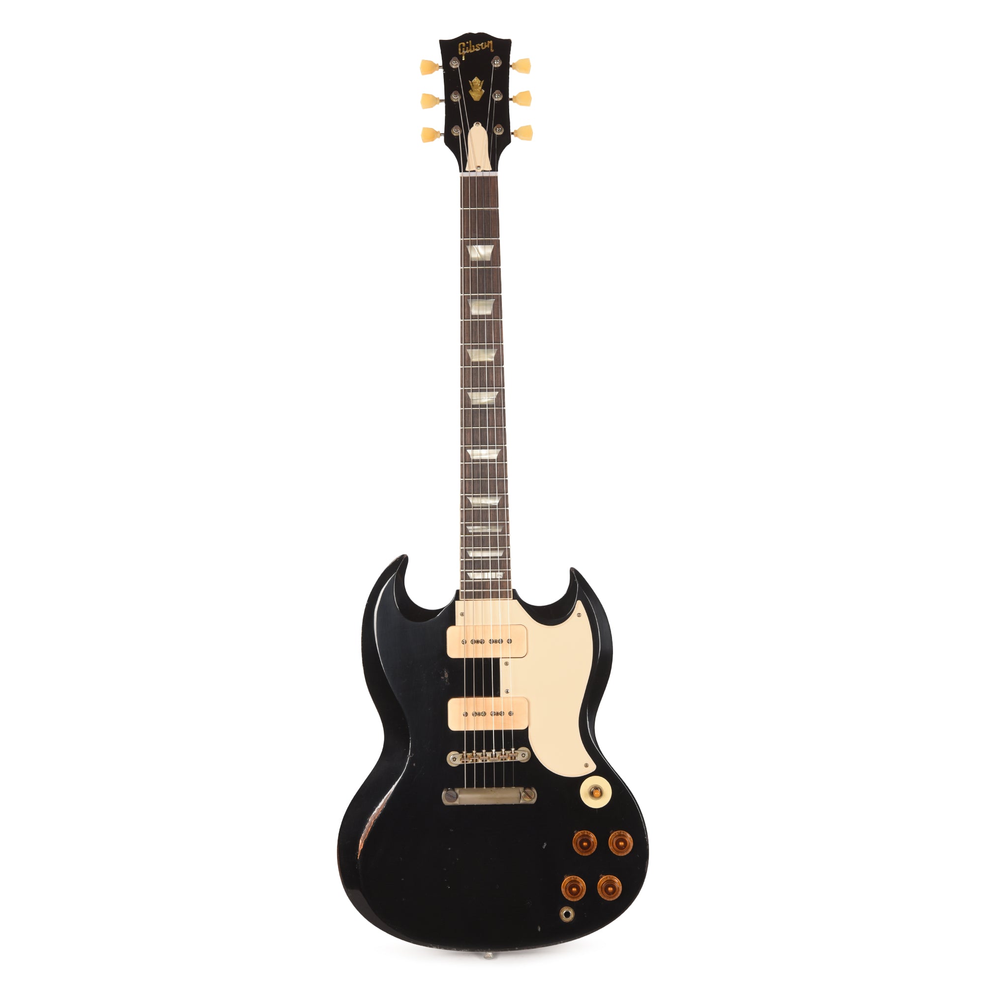 Gibson Custom Shop 1961 Les Paul SG Standard Antique Double Ebony Lab Heavy Aged w/P90s