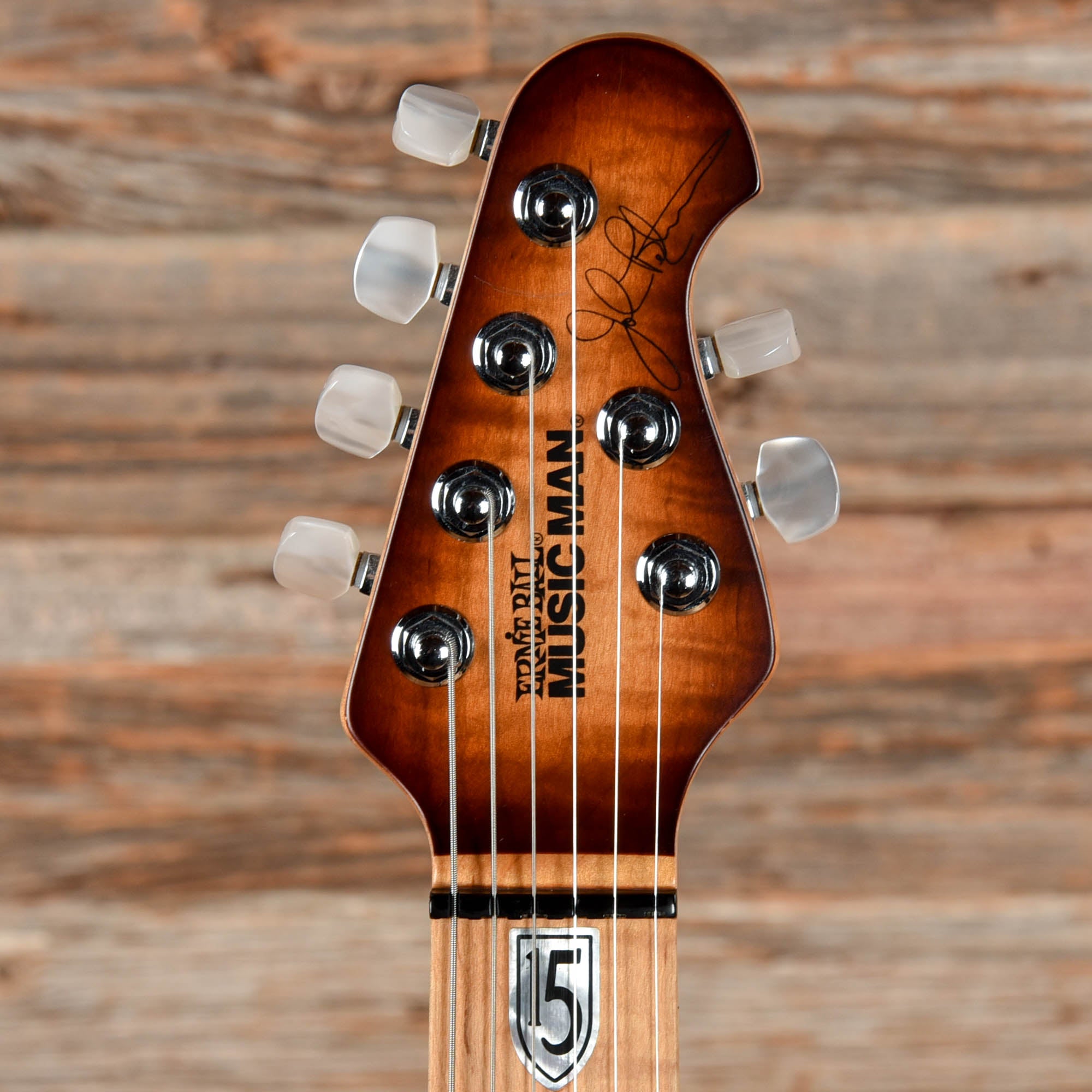 Music Man JP15 John Petrucci Siganture Sahara Burst Quilt 2016