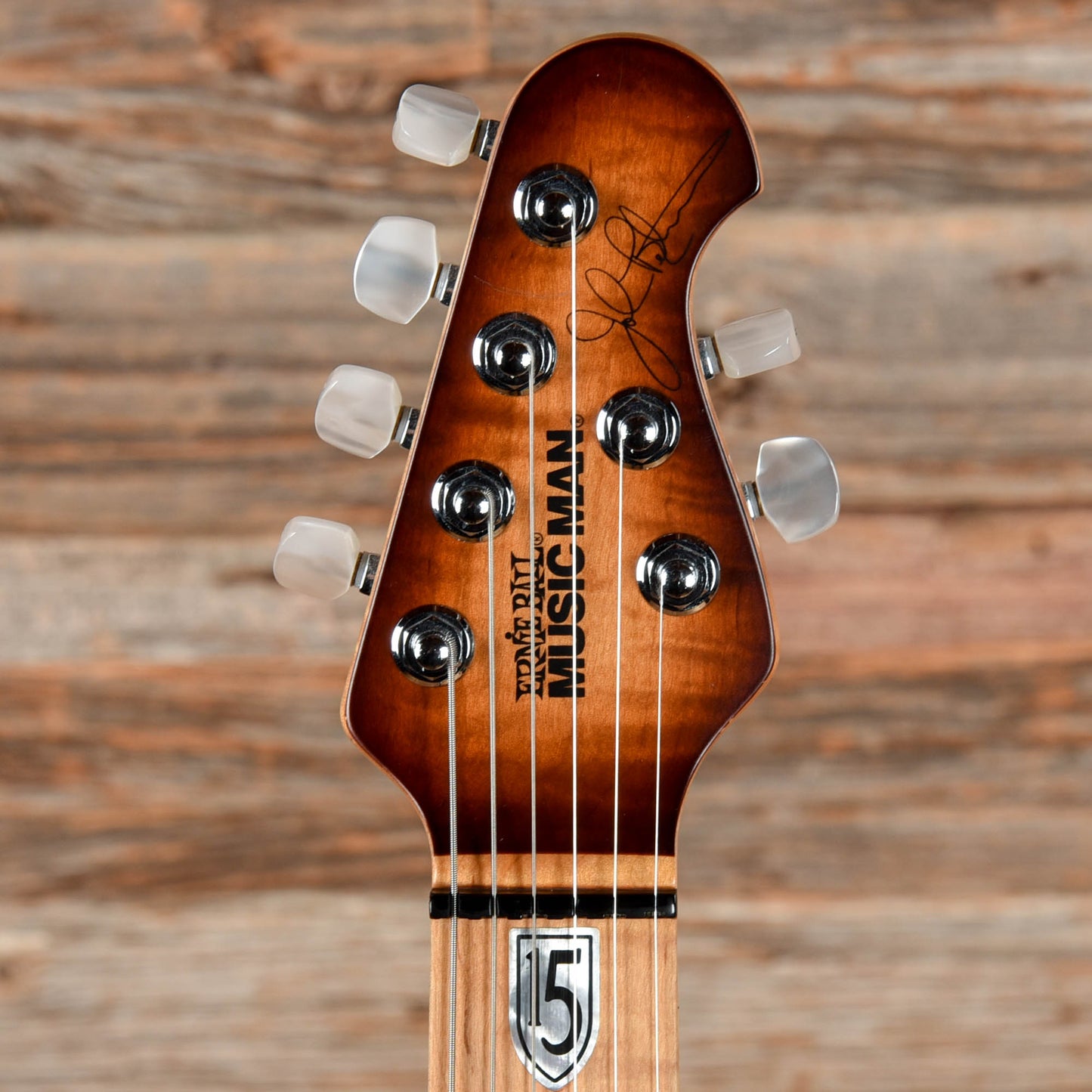 Music Man JP15 John Petrucci Siganture Sahara Burst Quilt 2016