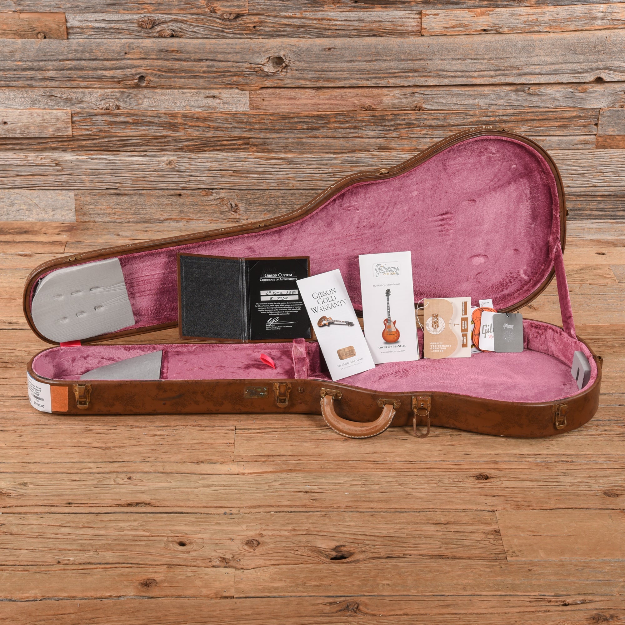 Gibson Custom Painted Over Series '58 Les Paul Standard Reissue Ebony Over Cherry Sunburst 2017