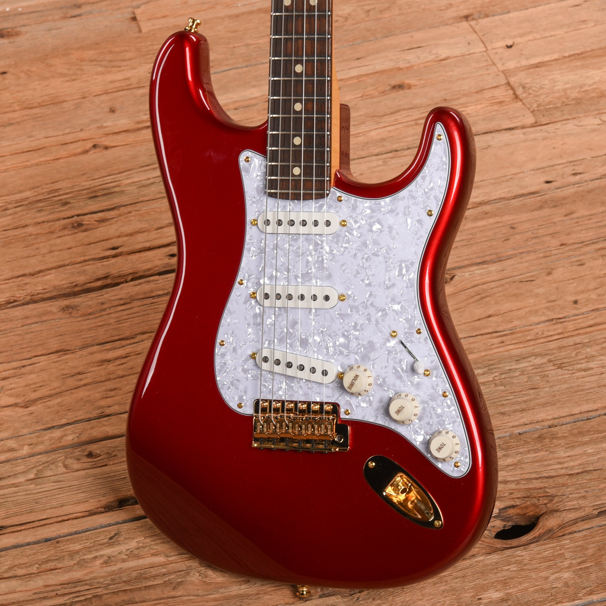 Fender Custom Shop Stratocaster Neck on Unknown Body Candy Apple Red