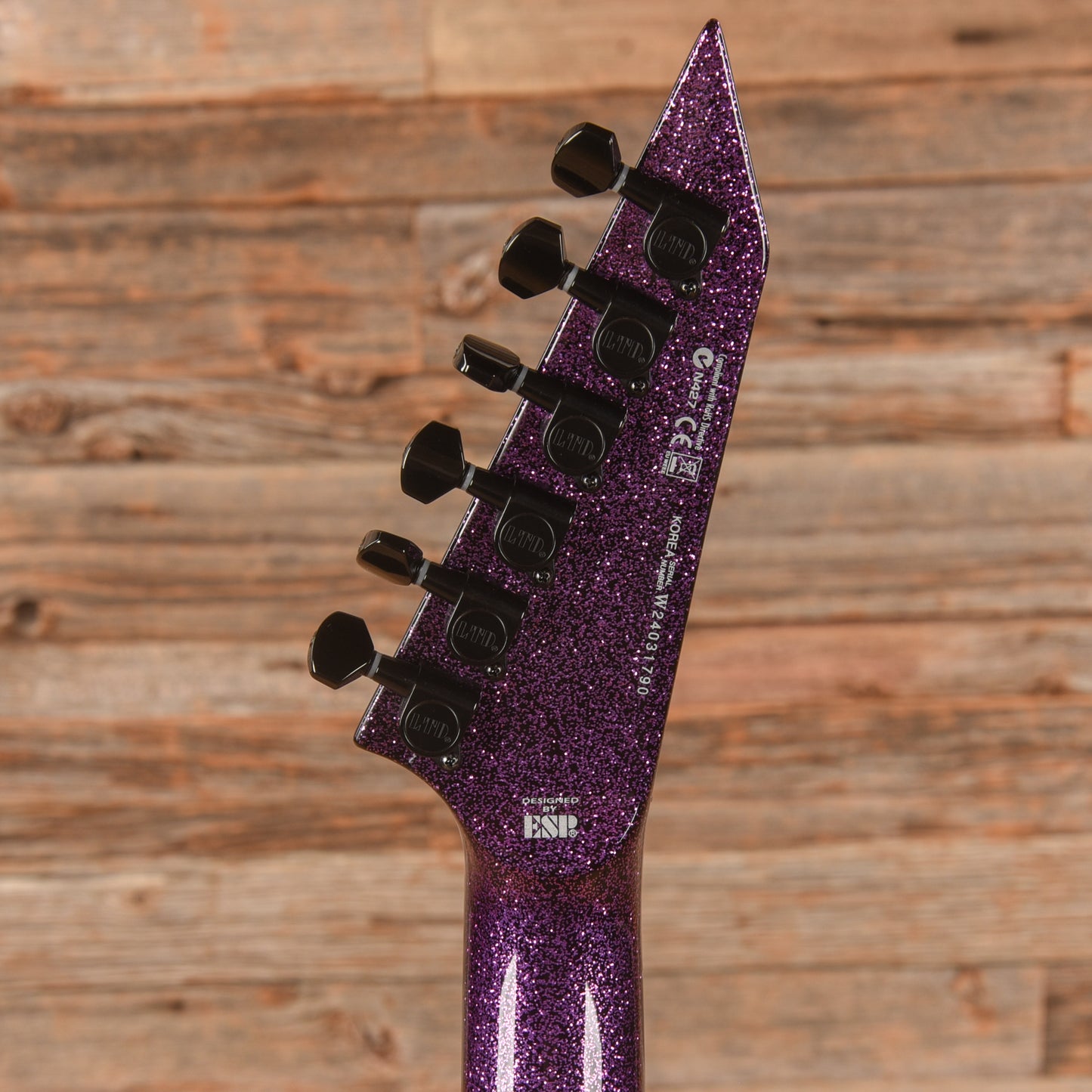 LTD KH-602 Kirk Hammett Signature Purple Sparkle 2024