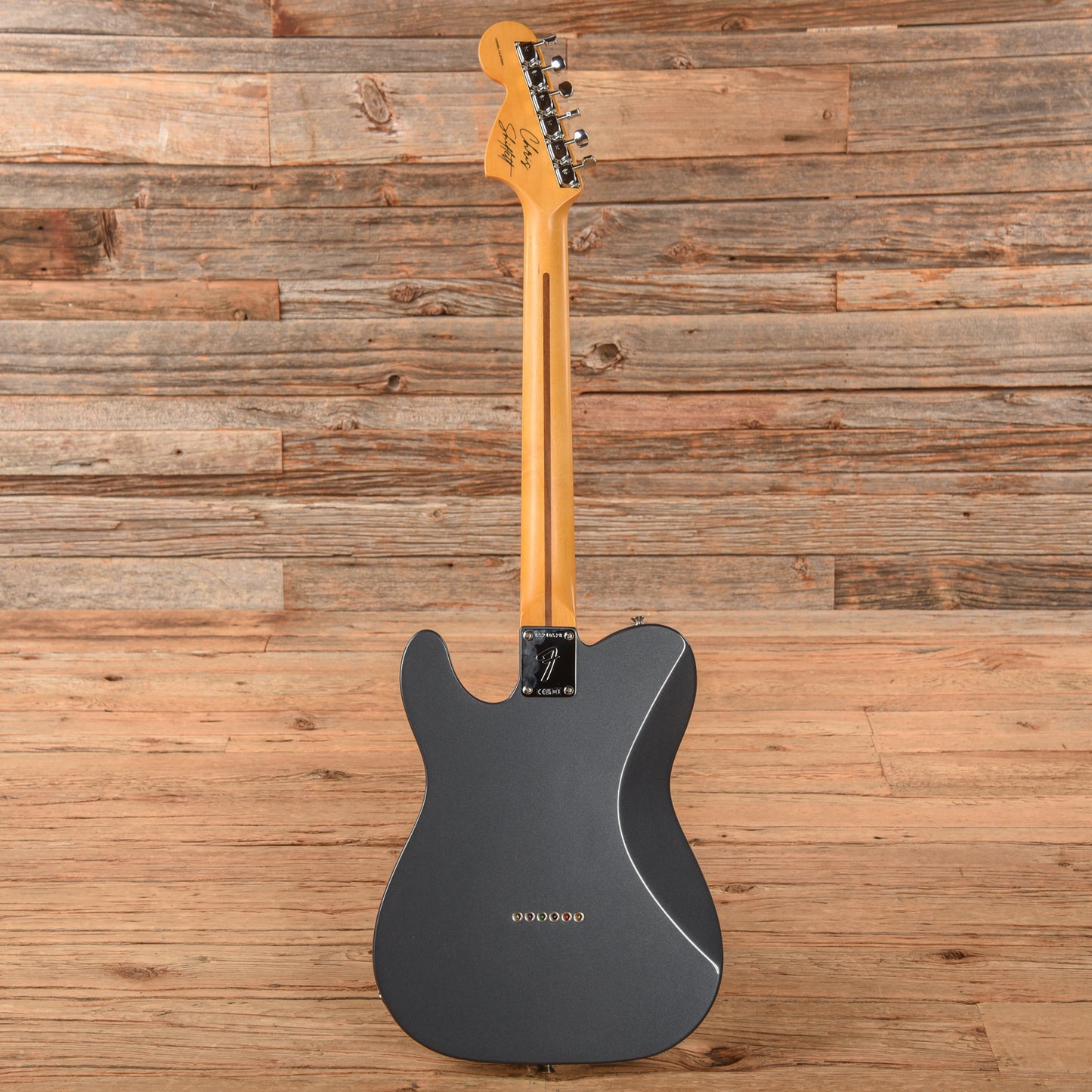 Fender Chris Shiflett Cleaver Signature Telecaster Deluxe Charcoal Frost Metallic 2024
