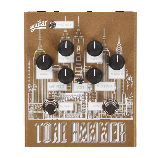 Aguilar Tone Hammer 3-Band Preamp/DI LTD Gold Skyline