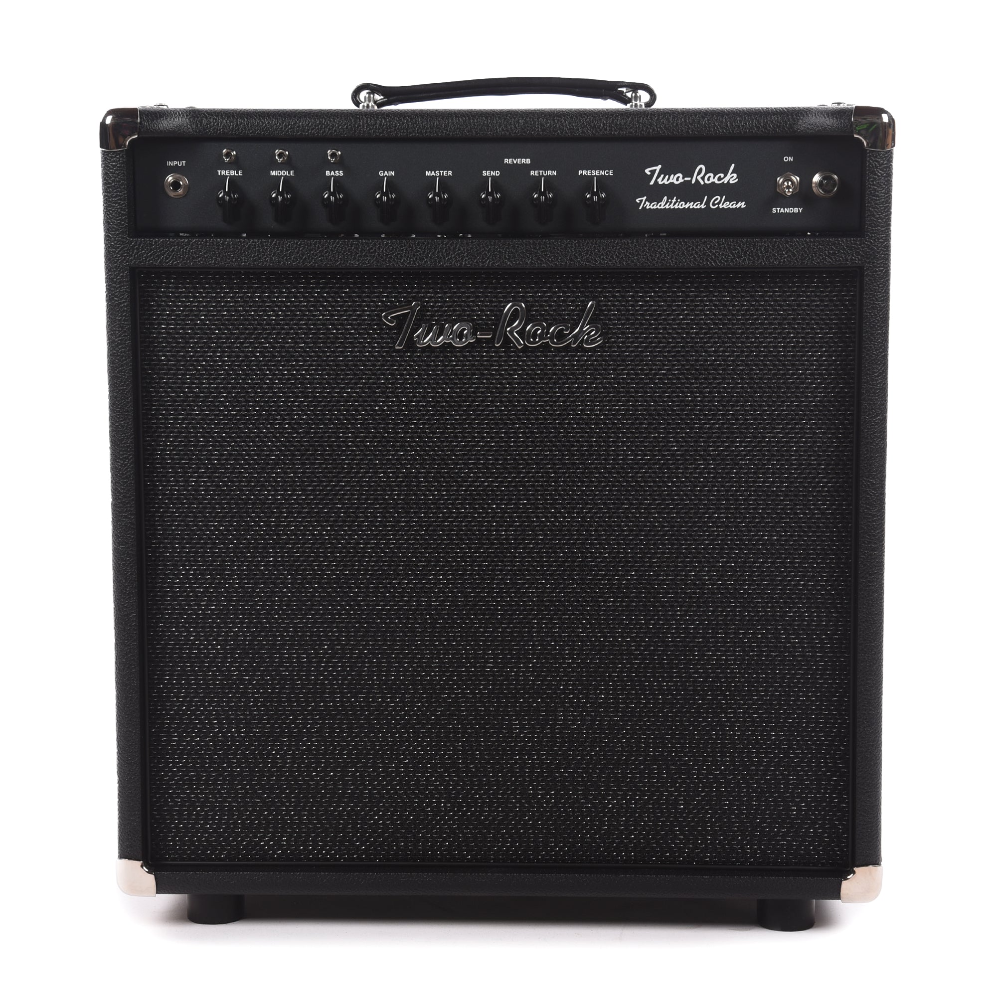 Two Rock Traditional Clean 100/50W 1x12 Combo w/ Black Bronco Tolex & Black Sparkle Matrix Cloth
