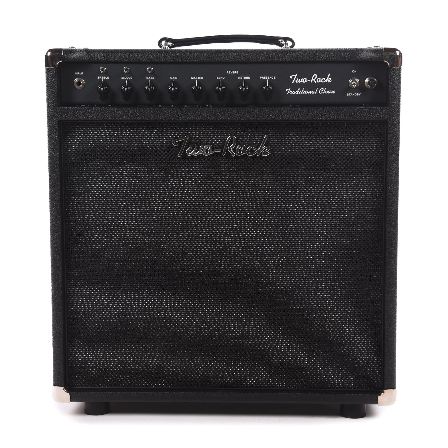 Two Rock Traditional Clean 100/50W 1x12 Combo w/ Black Bronco Tolex & Black Sparkle Matrix Cloth