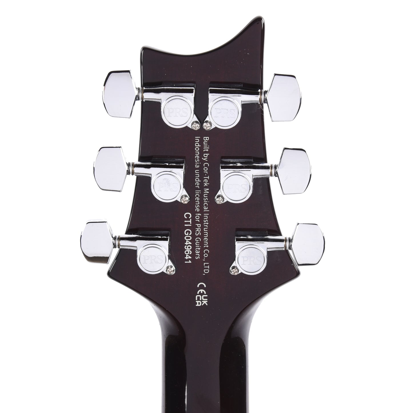 PRS SE Custom 24 Semi-Hollow Piezo Orange Tiger Smokeburst