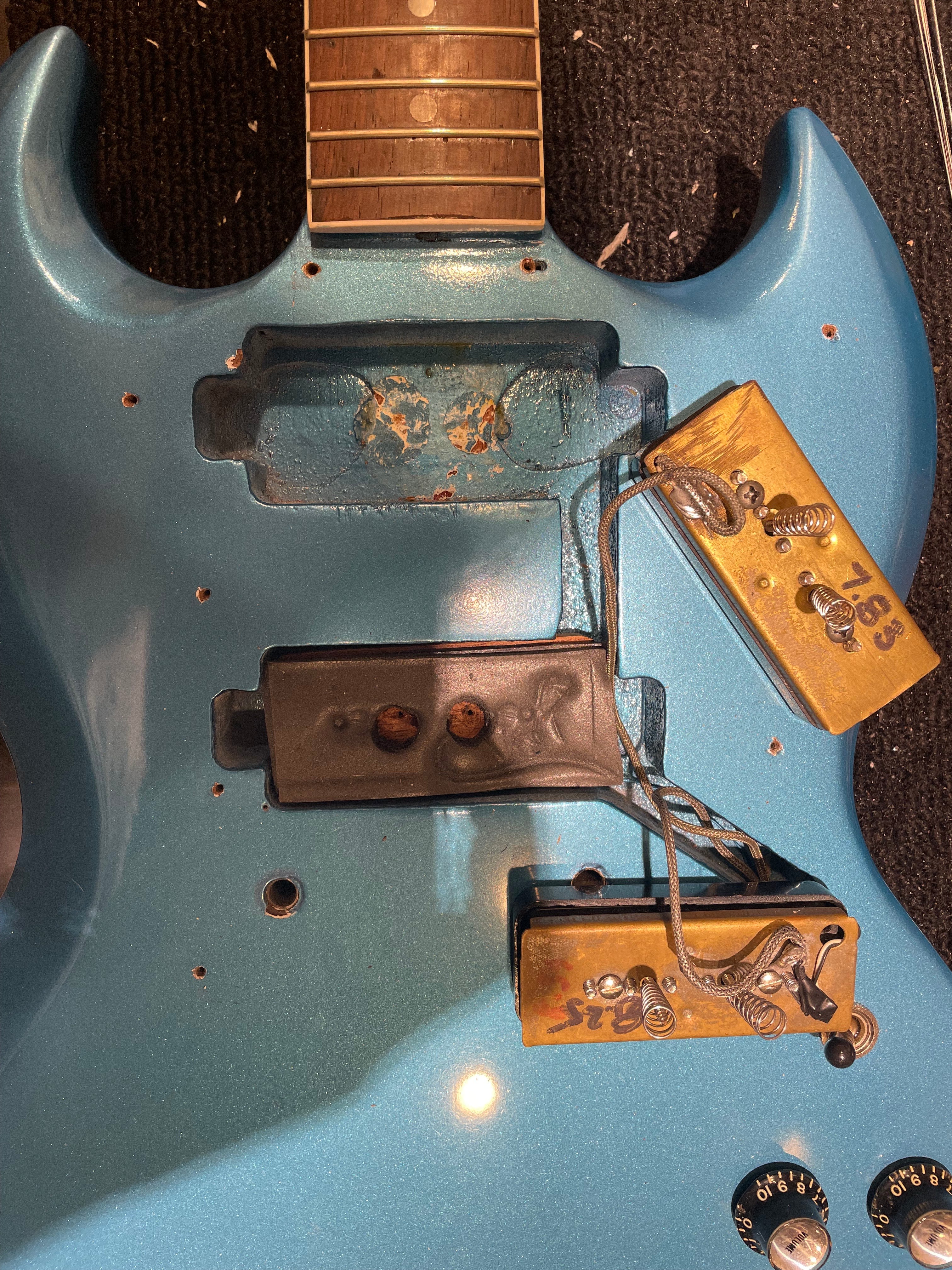 Gibson SG Special Pelham Blue Refin 1968