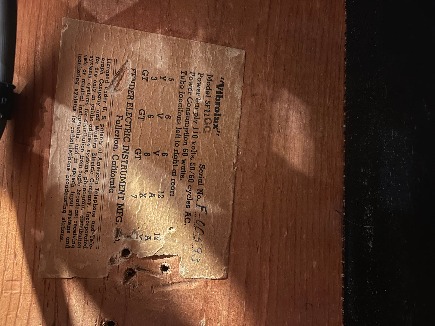 Fender Vibrolux Tweed  1957