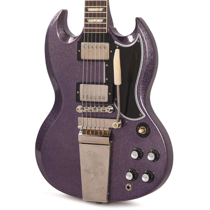 Gibson Custom Shop 1964 SG Standard Reissue "CME Spec" Antique Purple Sparkle Murphy Lab Ultra Light Aged w/Maestro Vibrola