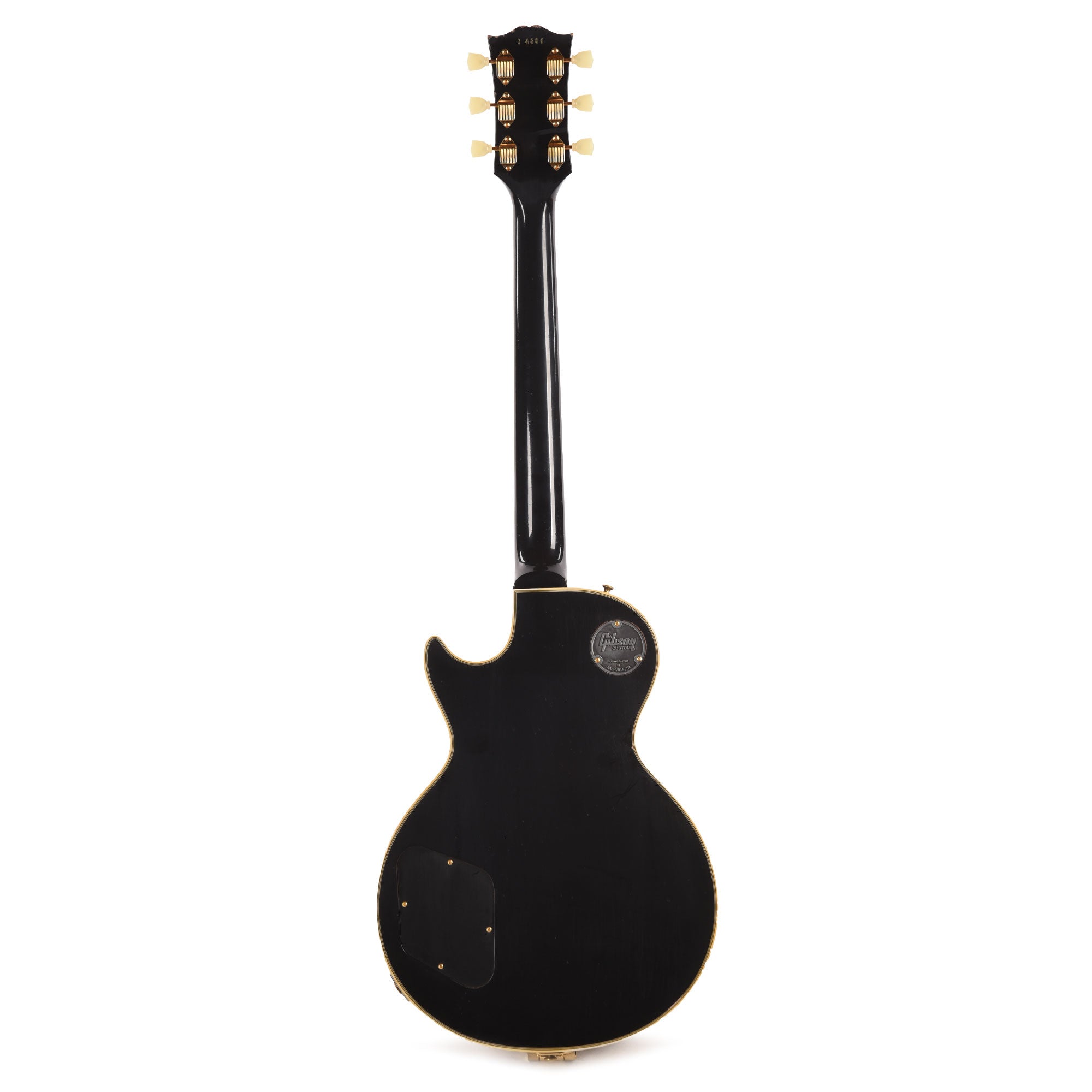 Gibson Custom Shop Murphy Lab 1957 Les Paul Custom Reissue 3-Pickup Ebony Light Aged w/Bigsby