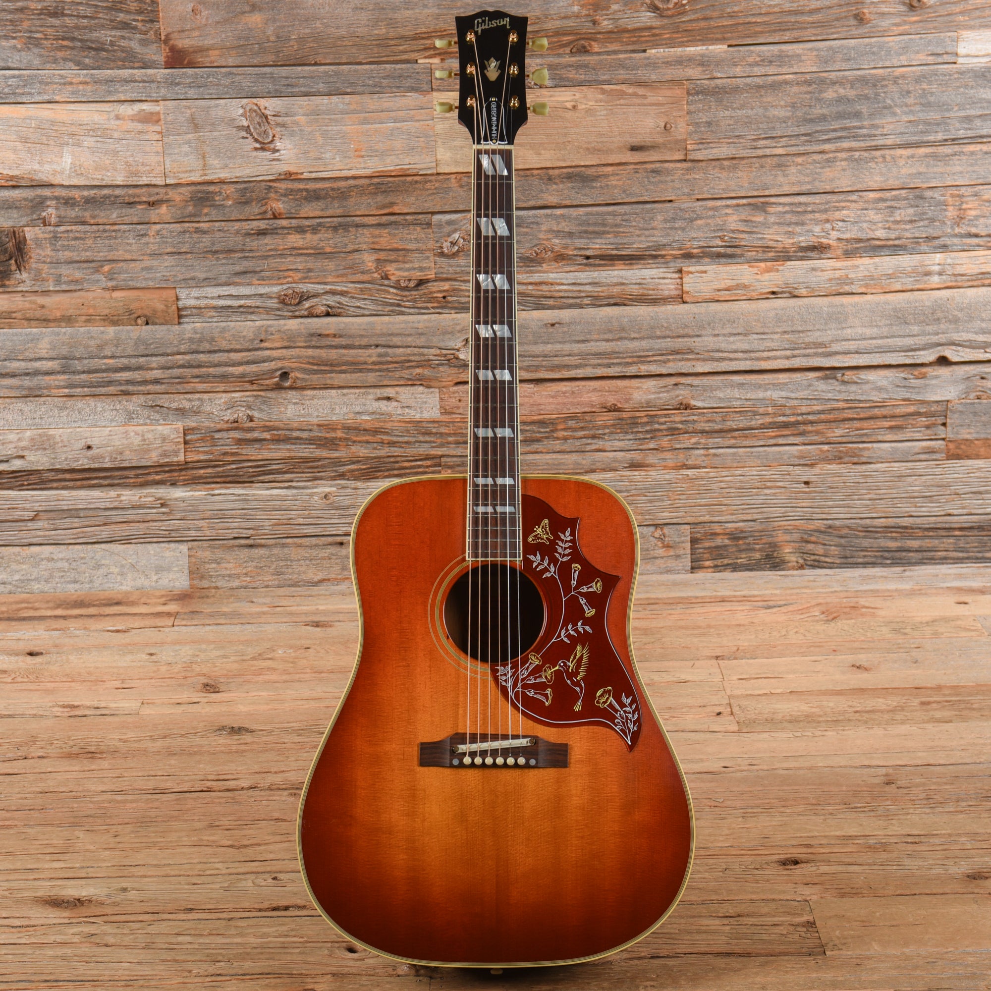 Gibson Custom 1960 Hummingbird Adjustable Bridge Heritage Cherry Sunburst 2020