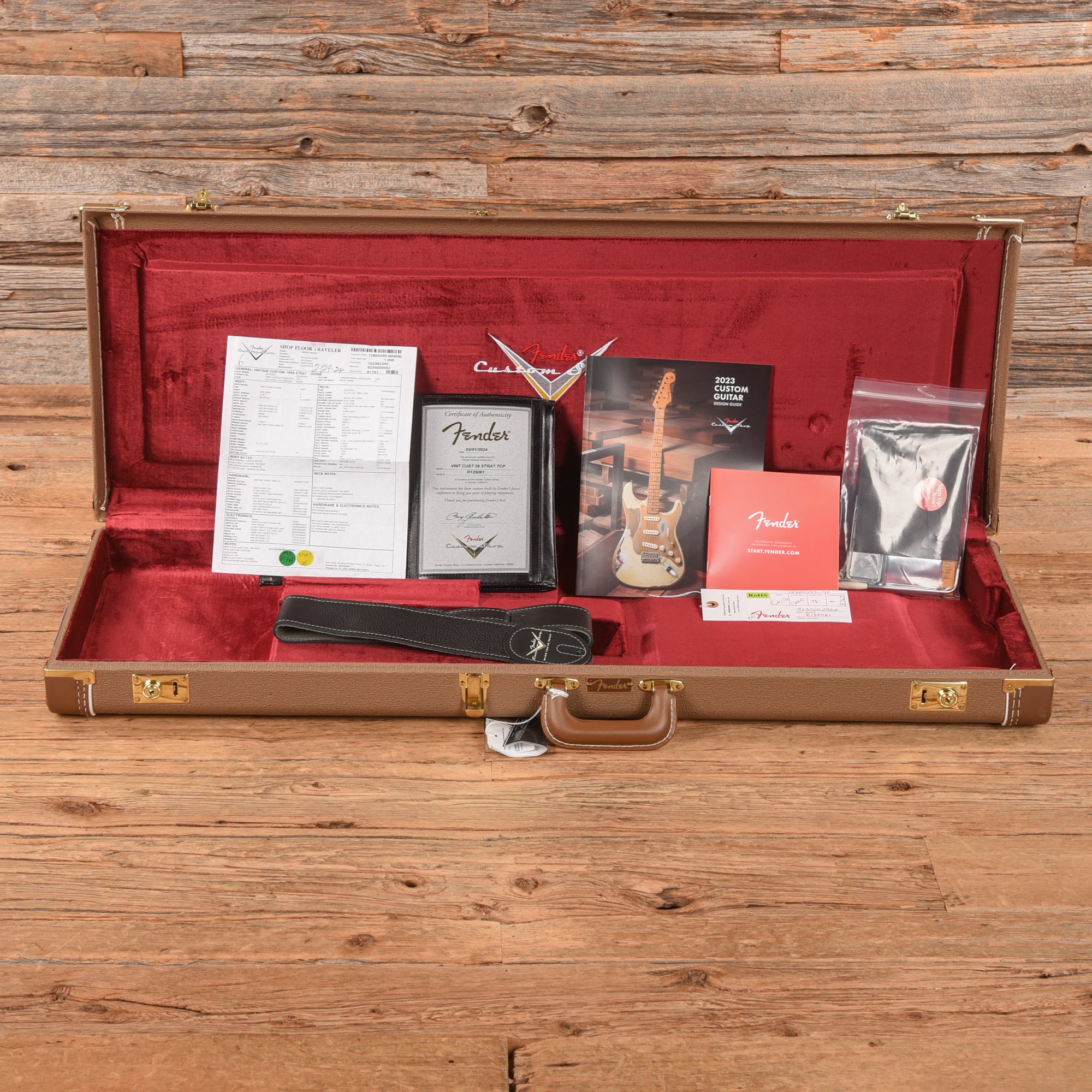 Fender Custom Shop Vintage Custom 59 Stratocaster Time Capsule Sunburst 2024