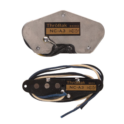 ThroBak Nocaster A3 Classic Telecaster Guitar Pickup Set Aged Vintage Phase 3-Wire Neck