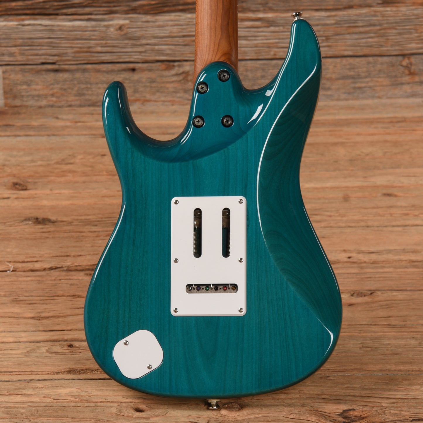 Ibanez AZ2204F Prestige Transparent Aqua Blue 2018