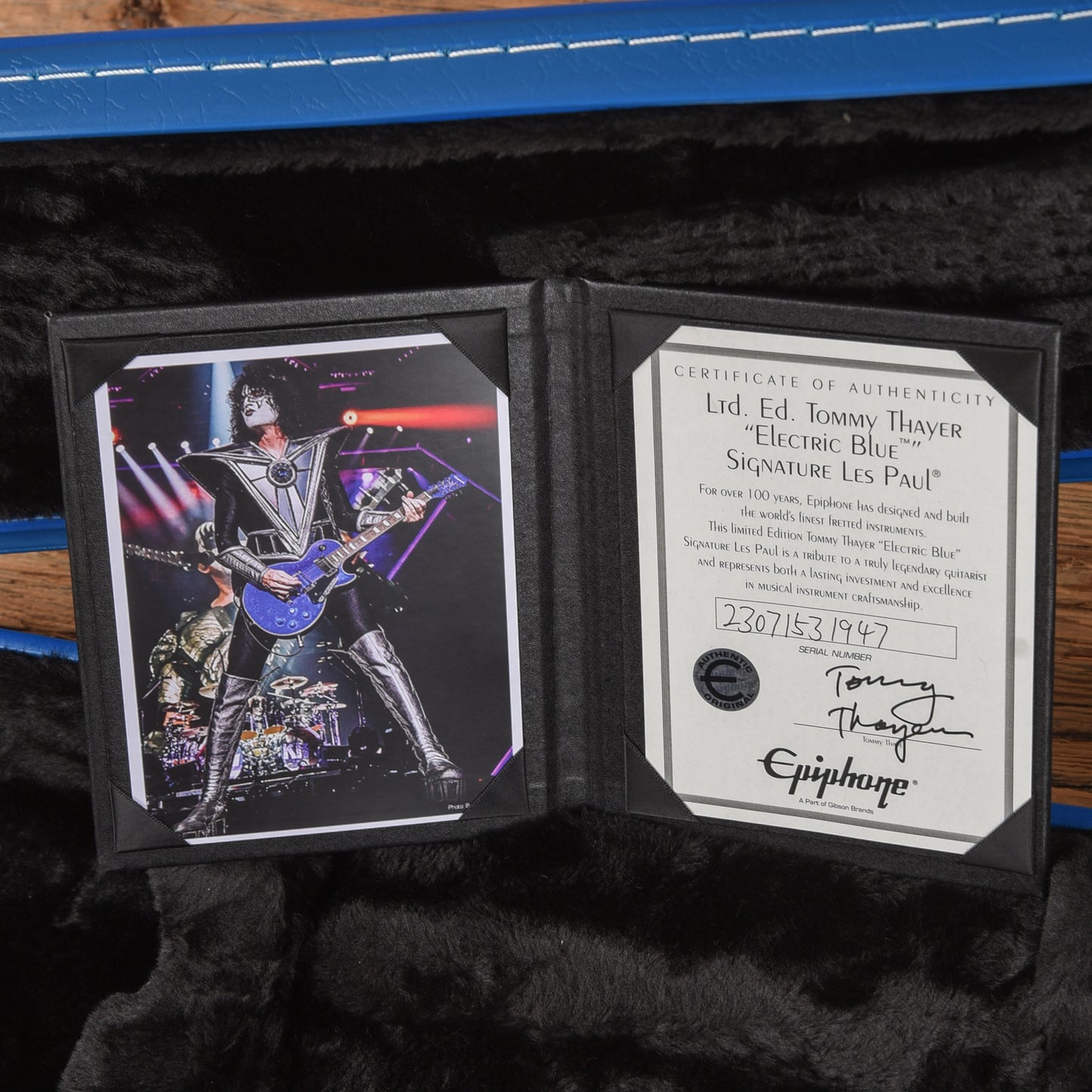 Epiphone Tommy Thayer Les Paul Electric Blue 2023