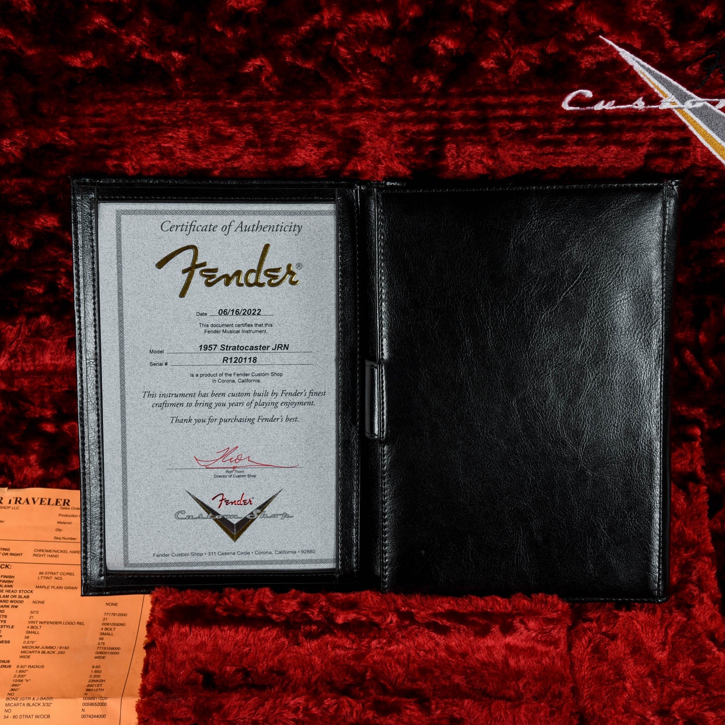 Fender Custom Shop 1957 Stratocaster Hardtail Journeyman Relic 2-Color Sunburst 2023