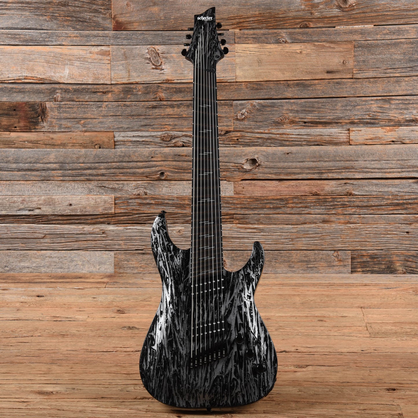 Schecter C-8 Silver Mountain Multi Scale Silver Mountain