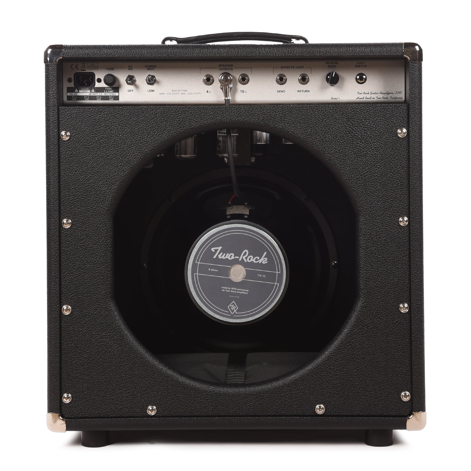 Two Rock Bloomfield Drive 40/20W Combo Black Bronco w/ Black Matrix Grill