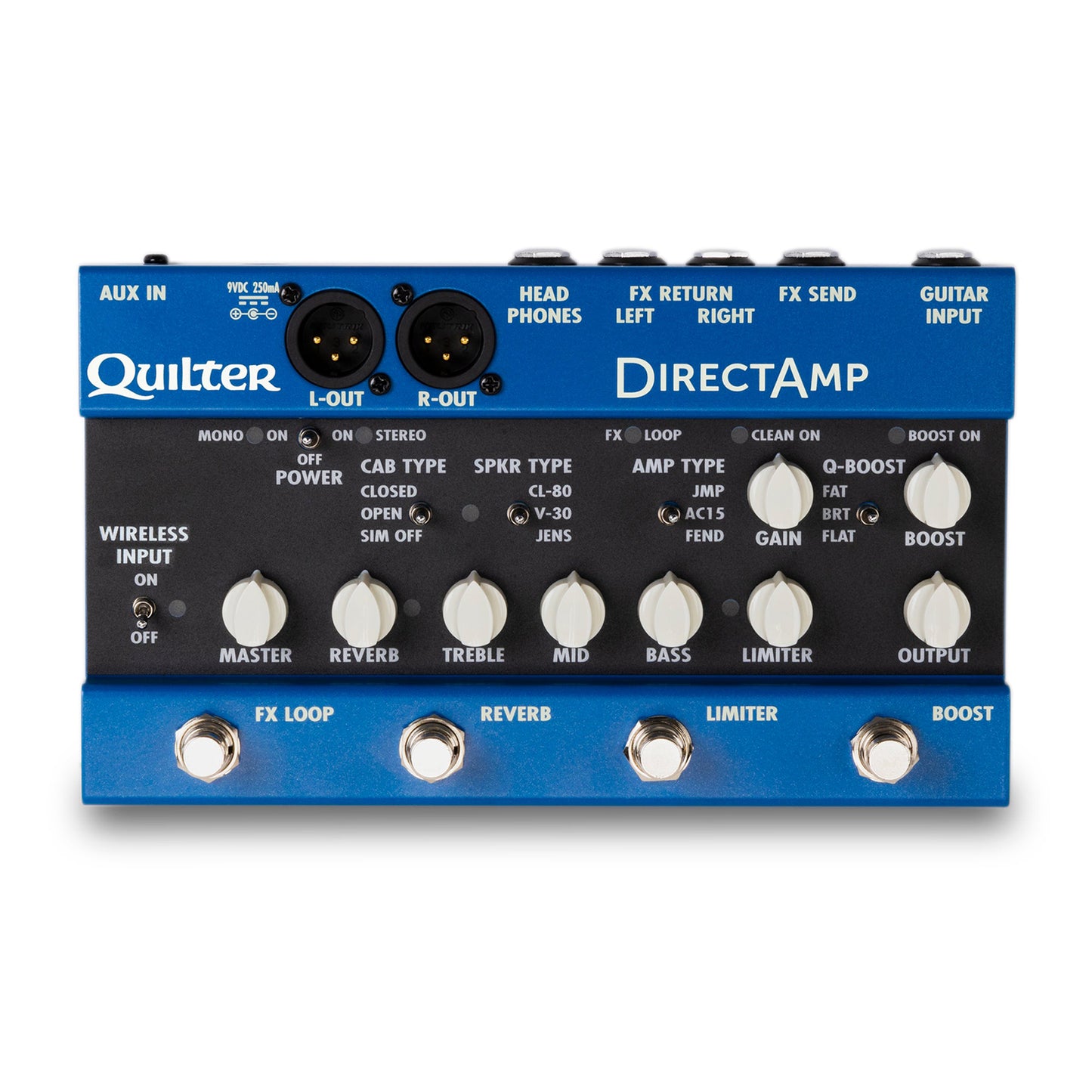 Quilter Labs DirectAmp Stereo Amp Simulator Pedal