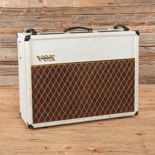 Vox AC30C2 Custom 2-Channel 30-Watt 2x12" Guitar Combo White Bronco