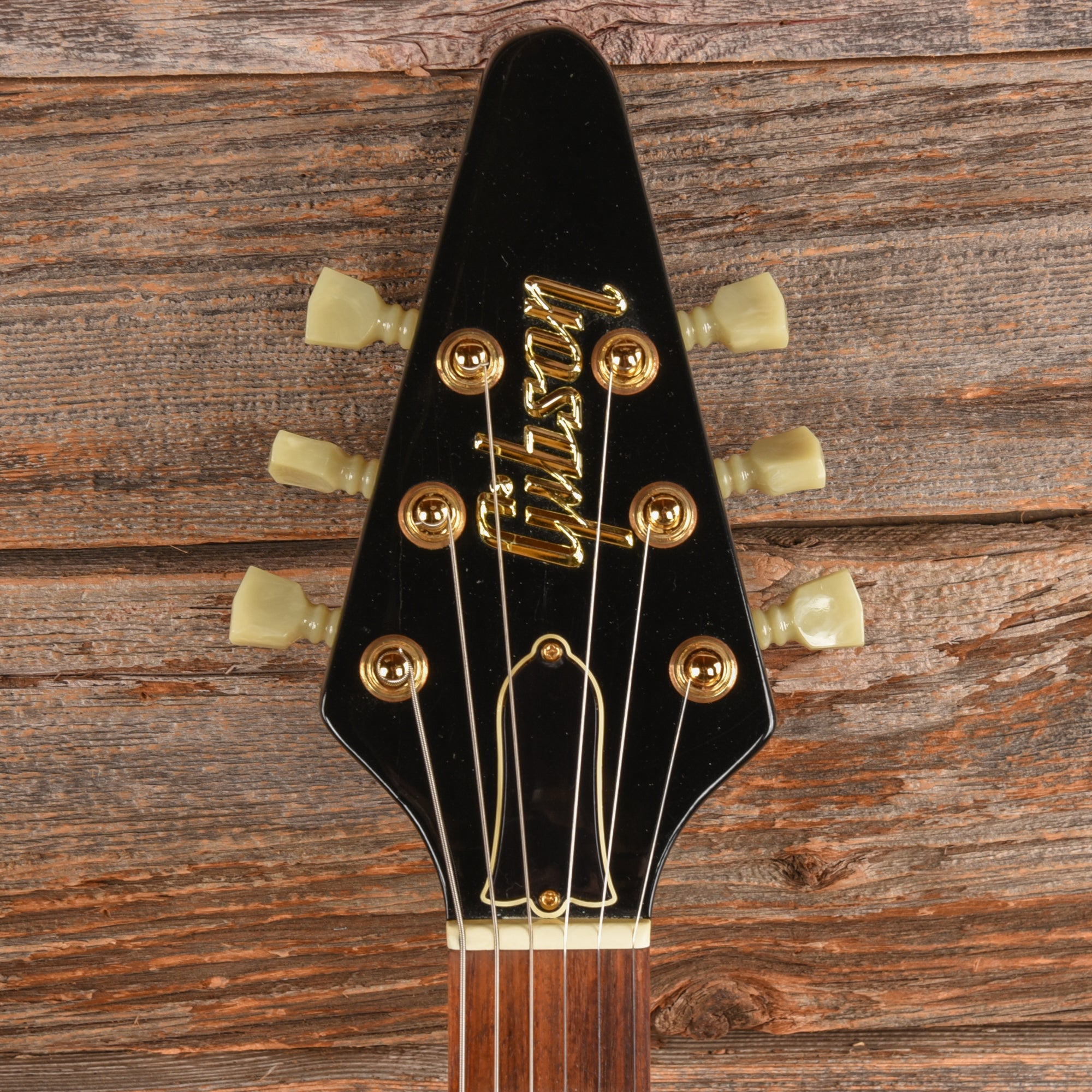 Gibson Flying V Heritage Korina Reissue Ebony 1983