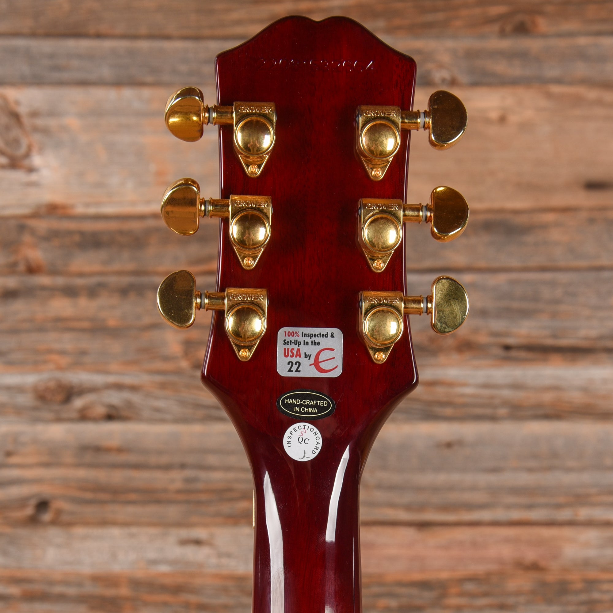 Epiphone Alex Lifeson Les Paul Custom Axcess Ruby 2022