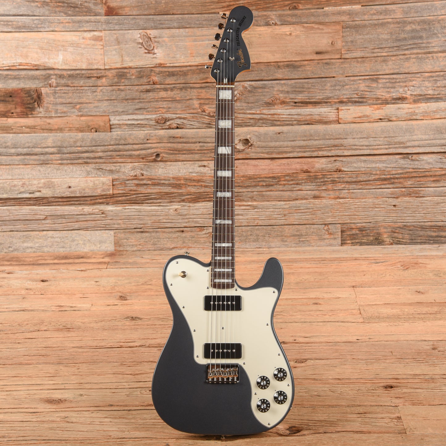 Fender Chris Shiflett Cleaver Signature Telecaster Deluxe Charcoal Frost Metallic 2024