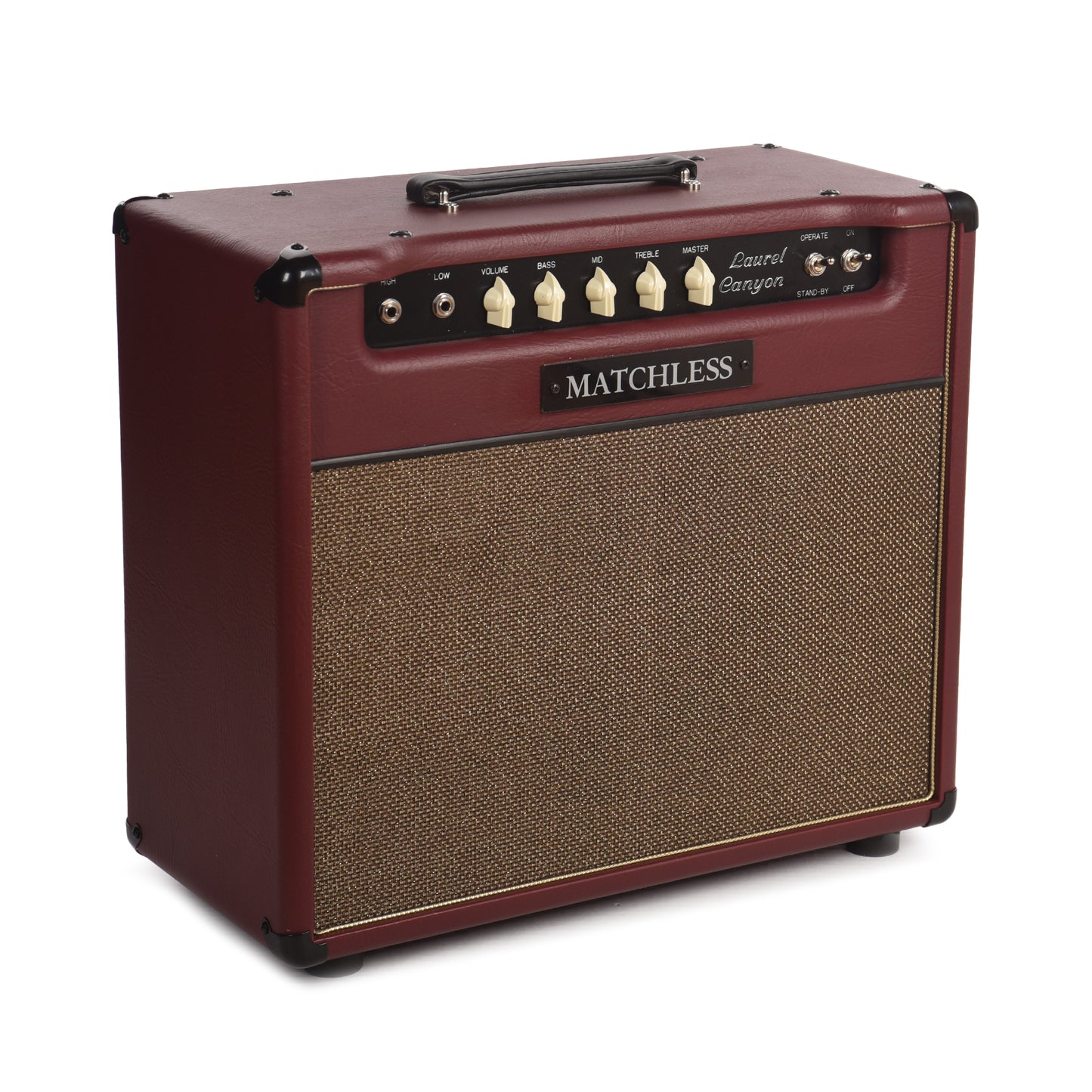 Matchless Laurel Canyon 20W 1x12" Combo Burgundy w/Gold Grill